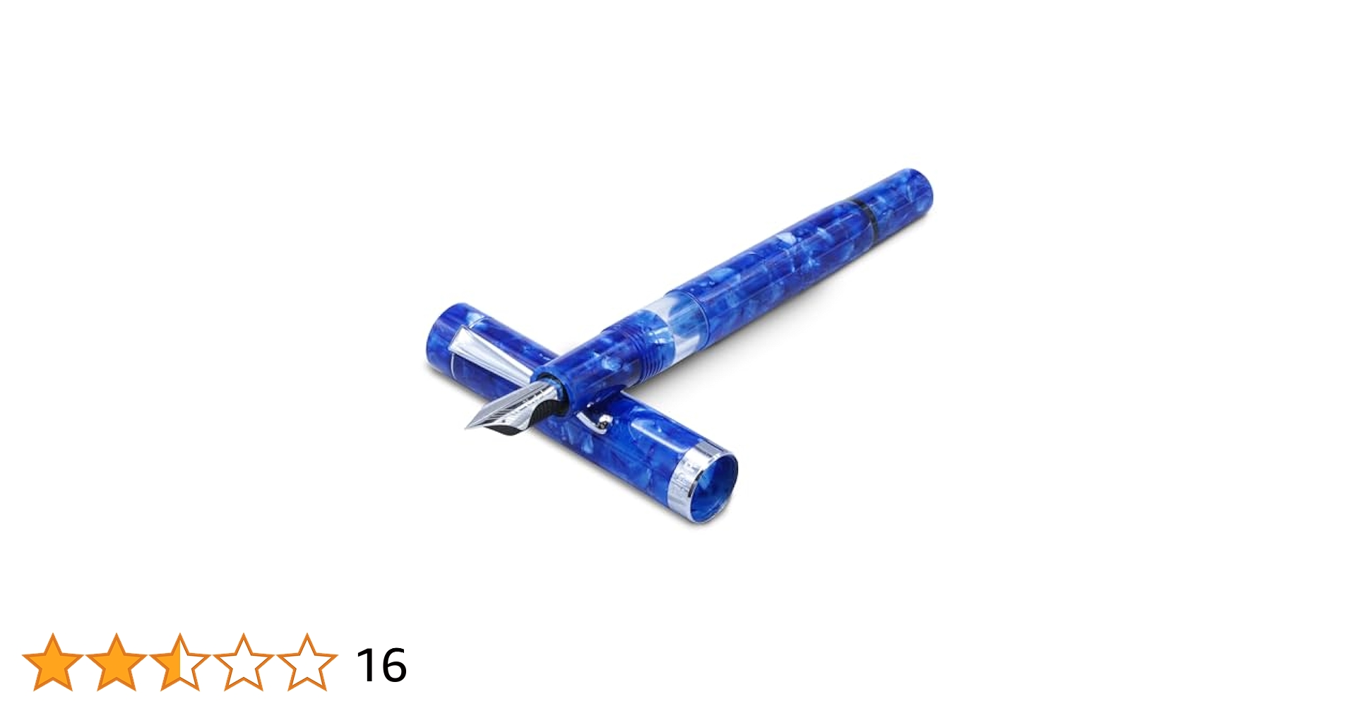 Amazon | Jaipur V2 ピストン充填 詰め替え可能万年筆 - ブルー